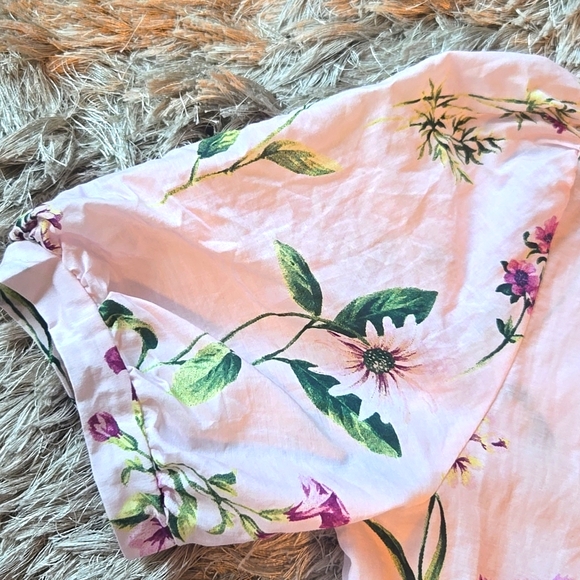 Dixie Cotton Silk Floral Button-Up Dress - Picture 14 of 17